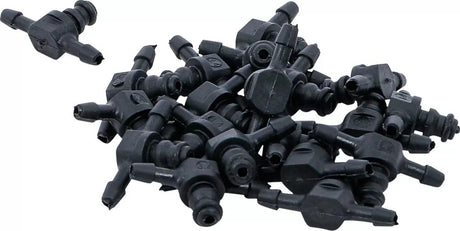 PLASTIC CONNECTOR SET | T-SHAPE | 20 PCS. (8107-20)