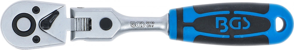 FLEXIBLE RATCHET | WITH LOCKING POSITION | 6.3 MM (1/4") | 165 MM (25130)