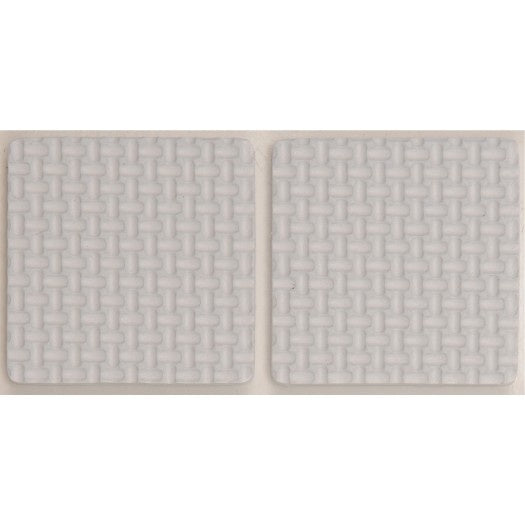 ADHESIVE PADS FOR FURNITURE WHITE 85X85MM | 2 PCS. (74904)