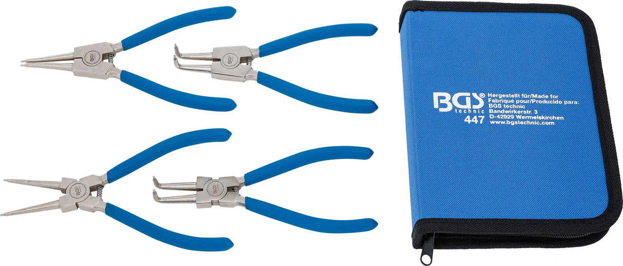 CIRCLIP PLIERS SET | 175 MM | 4 PCS. (447)