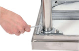 FOLDABLE WORK TABLE WITH BACKSPLASH (YG-09021)