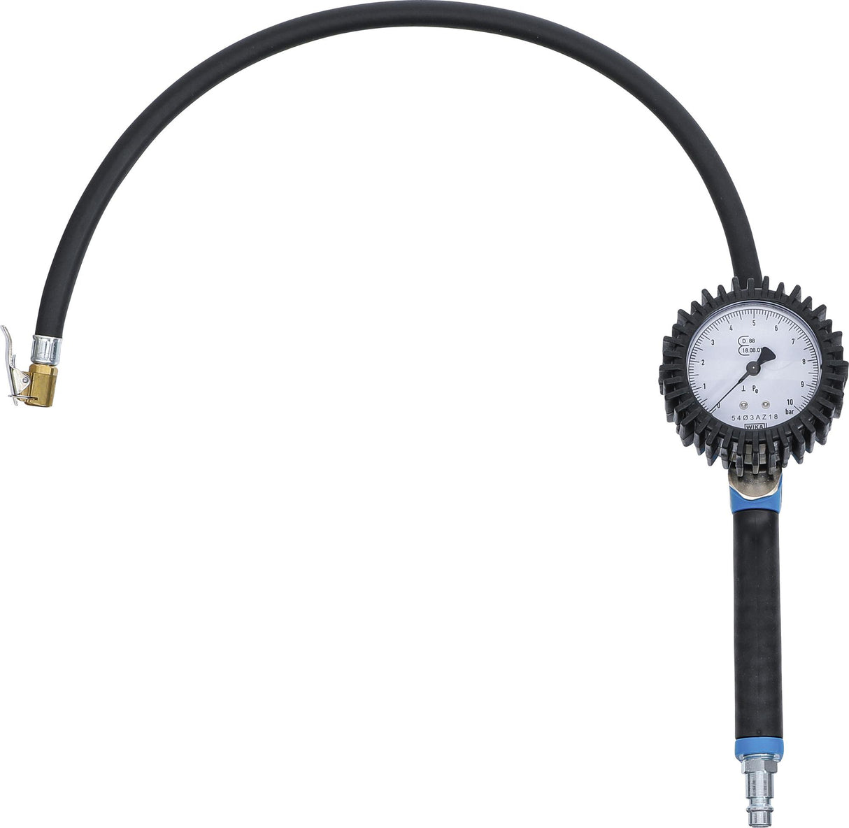 PISTOL-GRIP AIR INFLATOR | CALIBRATED | 0 - 10 BAR (55410)