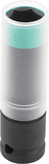 IMPACT SOCKET WITH PROTECTION | ULTRA THIN | 12.5 MM (1/2") | 15 MM (7401)