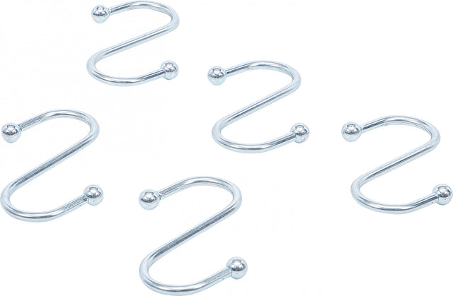 HOOK SET | S-SHAPED | 75 MM | 5 PCS (88323)