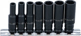 IMPACT SOCKET SET, HEXAGON, DEEP | 6.3 MM (1/4") DRIVE | 6 - 13 MM | 7 PCS. (5299)