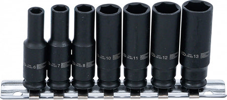 IMPACT SOCKET SET, HEXAGON, DEEP | 6.3 MM (1/4") DRIVE | 6 - 13 MM | 7 PCS. (5299)