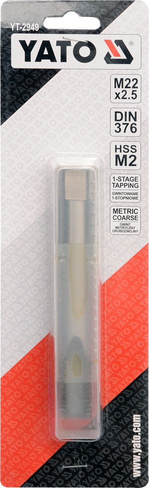 MACHINE TAP M22X2.5, DIN 376, HSS M2 (YT-2949)