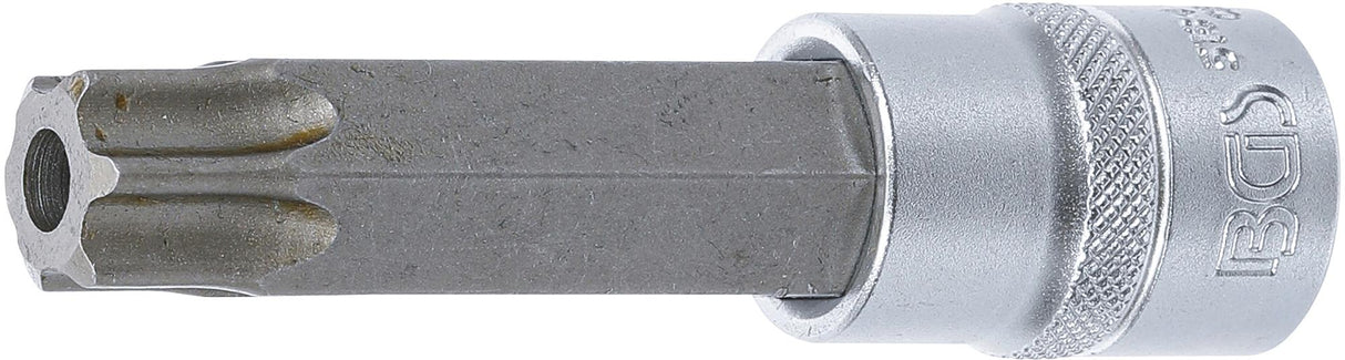 BIT SOCKET | LENGTH 100 MM | 12.5 MM (1/2") DRIVE | T-STAR TAMPERPROOF (FOR TORX) T80 (5184-TB80)