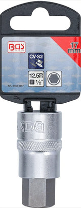 BIT SOCKET | 12.5 MM (1/2") | INTERNAL HEXAGON 17 MM (5184-H17)