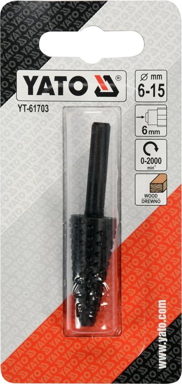 ROTARY RASP FOR WOOD 6-15MM (YT-61703)