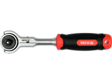 FLEXIBLE RATCHET HANDLE W.ROUND HEAD 1/4 (YT-07200)