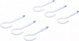 SCREW HOOK ASSORTMENT | WHITE | PLASTIC-COATED | 60 MM | 6 PCS. (88181)