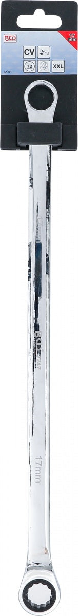 RATCHET RING WRENCH AND RING SPANNER | EXTRA LONG | 17 MM (7247)