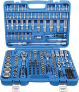 SOCKET SET 12-POINT | 6.3 MM (1/4") / 10 MM (3/8") / 12.5 MM (1/2") | 192 PCS. (2286)