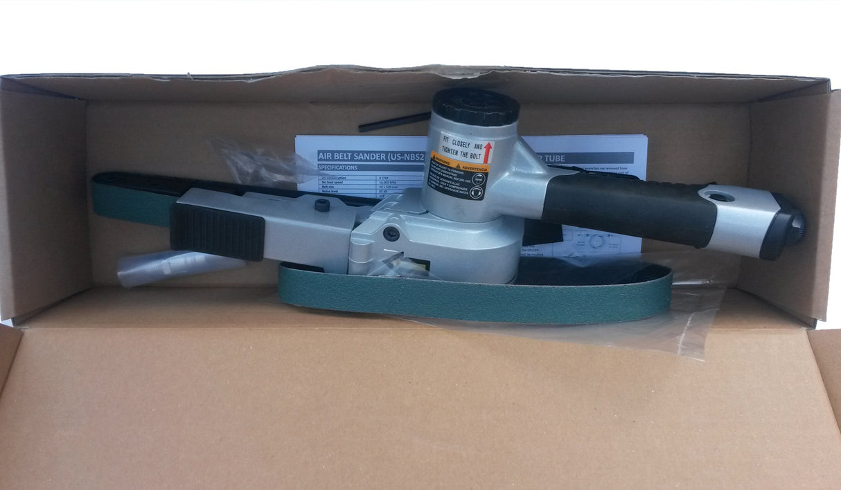 PNEUMATIC BELT SANDER | WITH PIPE GRINDING FUNCTION | 20X520 MM (US-NBS2052A)