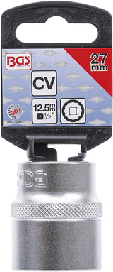 SOCKET, 12-POINT | 12.5 MM (1/2") DRIVE | 27 MM (10645)