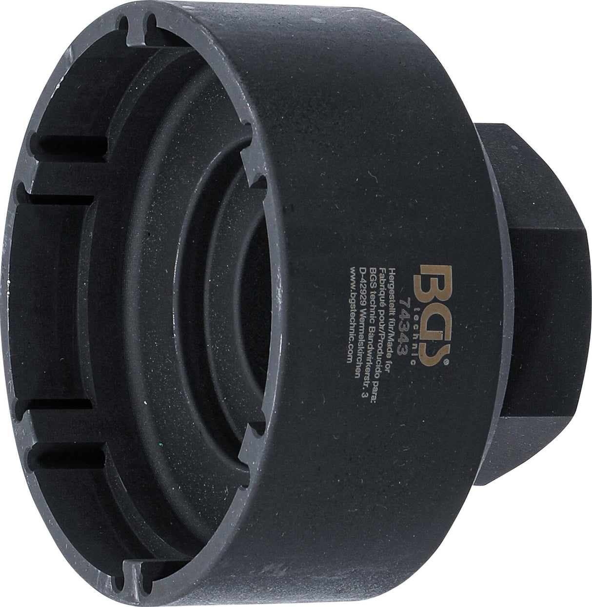 GROOVE NUT SOCKET | FOR MAN TGA FRONT AXLE | 101 / 110 MM (74343)