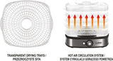 FOOD DEHYDRATOR 5 TRAYS, 420-500W (68270)