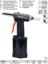 PNEUMATIC RIVETING TOOL 2,4- 5,00MM (YT-36171)