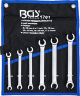 DOUBLE RING SPANNER SET, OPEN TYPE | 8 X 10 - 17 X 19 MM | 6 PCS. (1761)