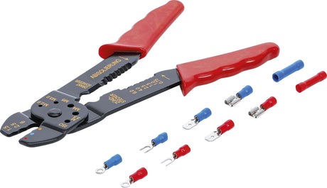 CRIMPING PLIERS SET WITH CABLE LUG ASSORTMENT | 200 MM | 61 PCS. (1423)