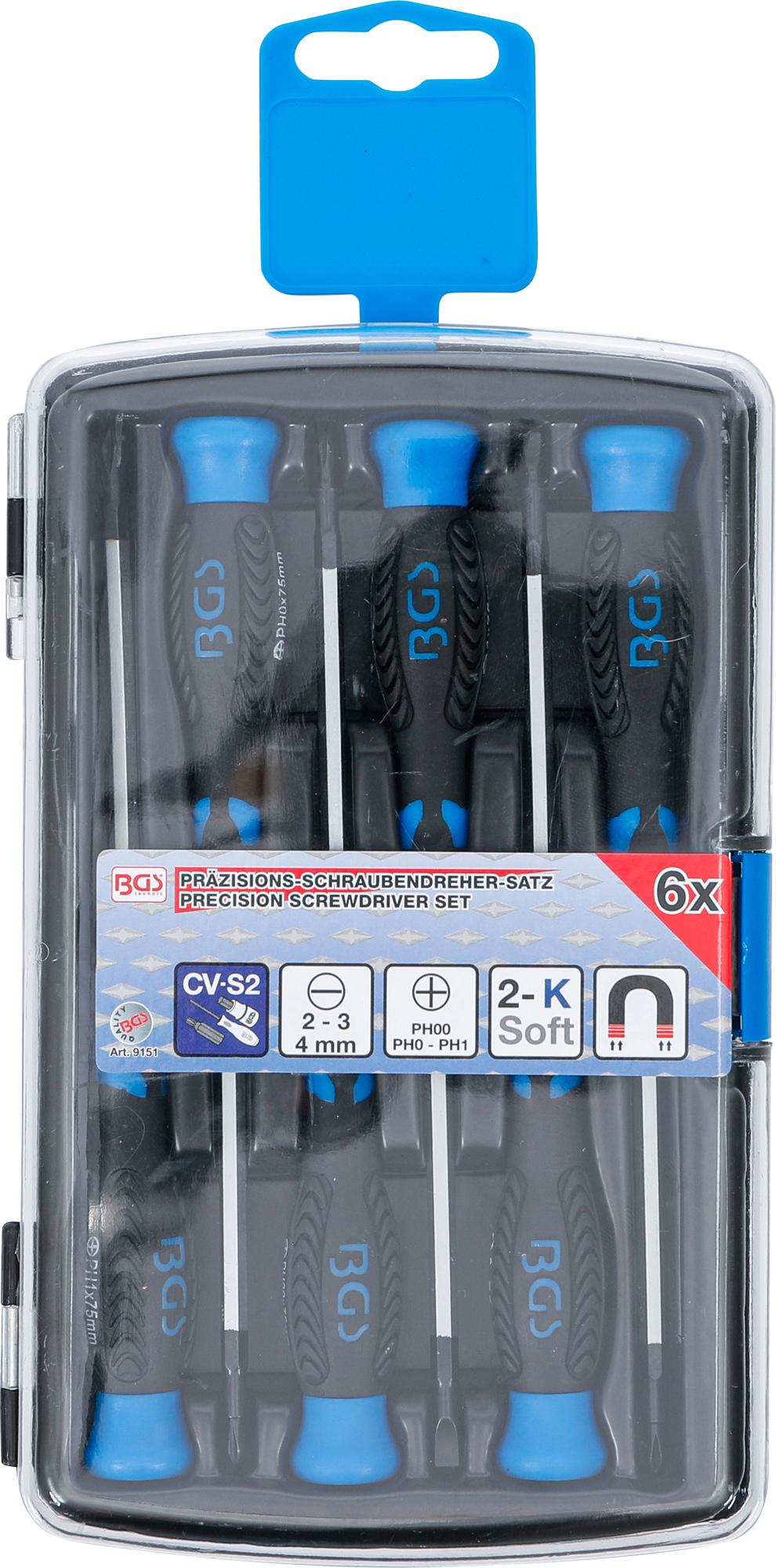 PRECISION SCREWDRIVER SET | 6 PCS. (9151)