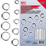 STAINLESS STEEL HOSE CLAMP ASSORTMENT | Ø 5.8 - 21 MM | 170 PCS. (14115)