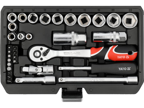 TOOL SET 1/4", 3/8" 34PCS (YT-38700)