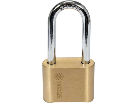 PADLOCK WITH 4-RING COMBINATION LOCK. (77618)