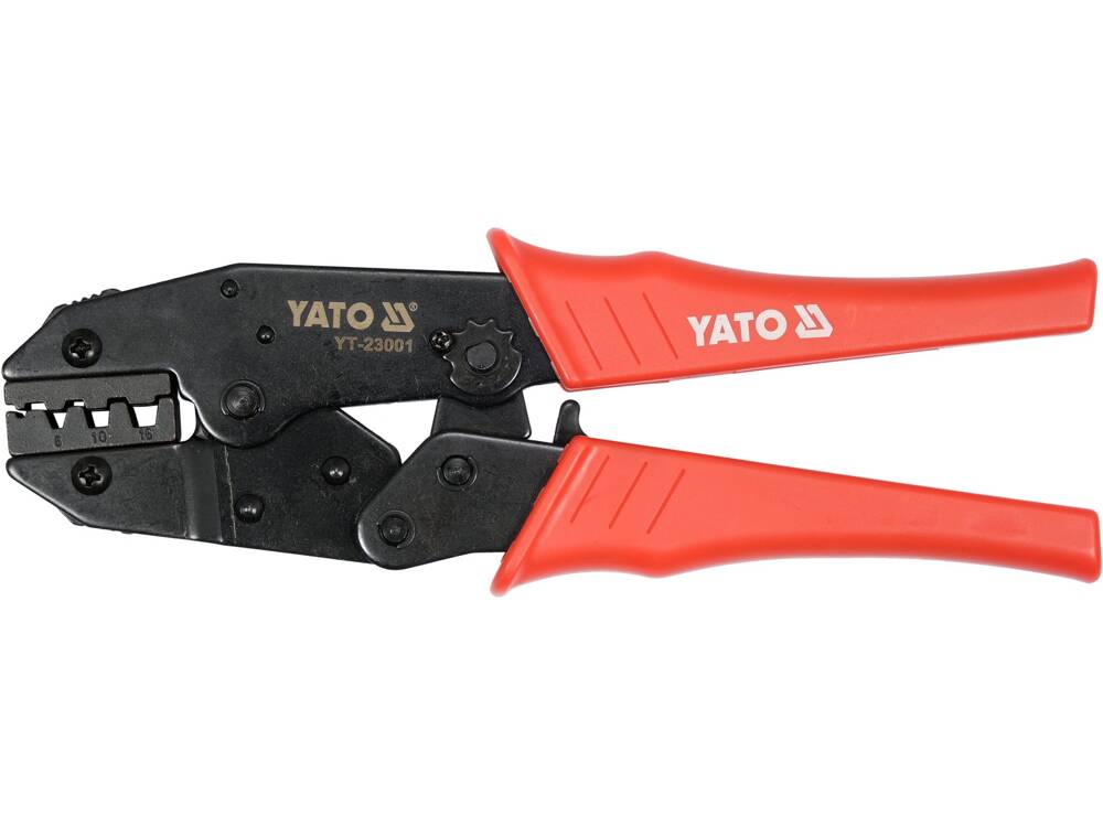 RATCH. CRIMP. PLIERS FERRULES 6-10-16MM2 (YT-23001)