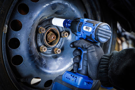 CORDLESS IMPACT WRENCH SET | BRUSHLESS | 400 NM | 18 V | WITH RECHARGEABLE BATTERY AND QUICK CHARGER (7392)