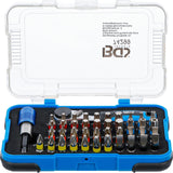COLOR BIT SET | WITH BIT RATCHET | EXTERNAL HEXAGON 6.3 MM (1/4") | 43 PCS. (74299)
