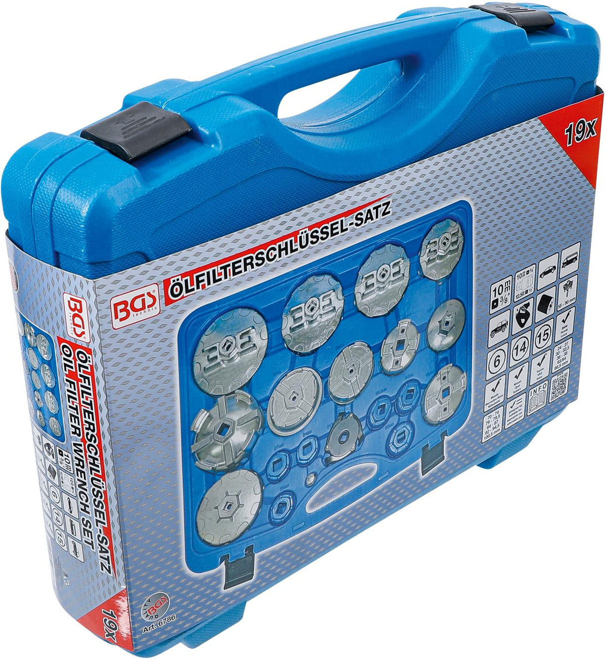 OIL FILTER WRENCH SET | 19 PCS. (6786)