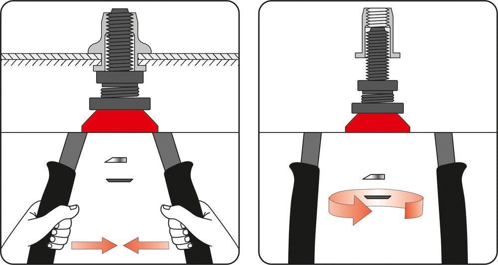 HAND NUT TOOL M5/ M6/ M8/ M10/ M12 (YT-36119)