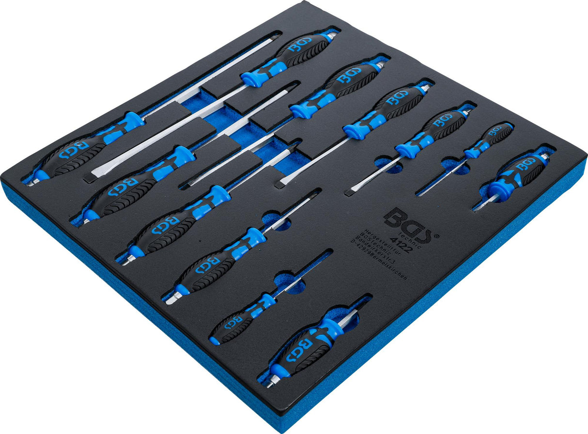 TOOL TRAY 2/3: SCREWDRIVER SET | 12 PCS. (4122)