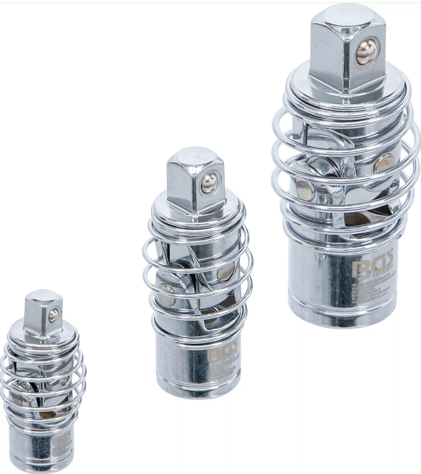 UNIVERSAL JOINT SET | WITH SPRING | 6.3 MM (1/4") / 10 MM (3/8") / 12.5 MM (1/2") | 3 PCS. (252)
