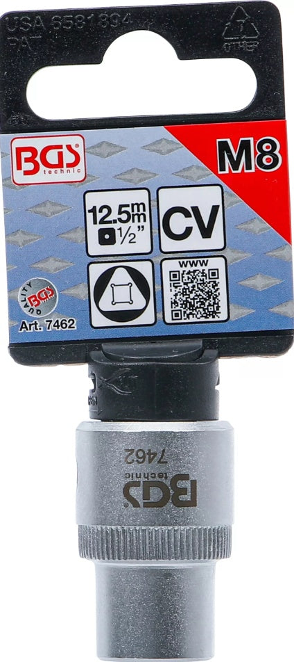 3-PT SOCKET | M8 (12 MM) (7462)