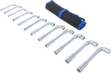 DEEP HOLE PIPE SPANNER SET | 8 - 19 MM | 12 PCS. (70186)