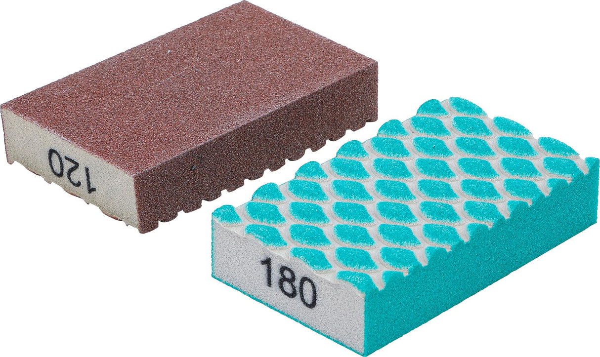 ABRASIVE SPONGE SET | K 120, 180 | 2 PCS. (80812)