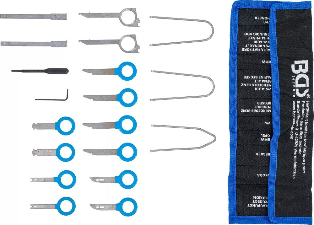 RADIO REMOVAL TOOL SET | 18 PCS. (8011)