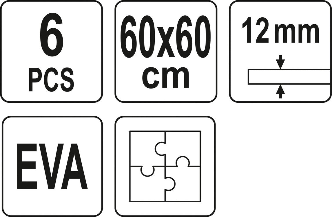 EVA MATT SET 6 PCS (YT-08780)