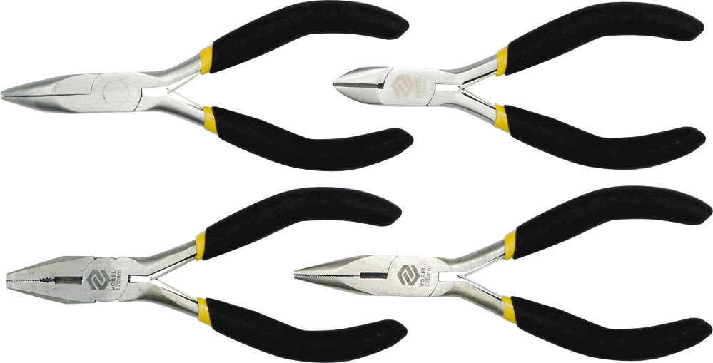 MINI PLIERS 125MM 4PCS (42308)