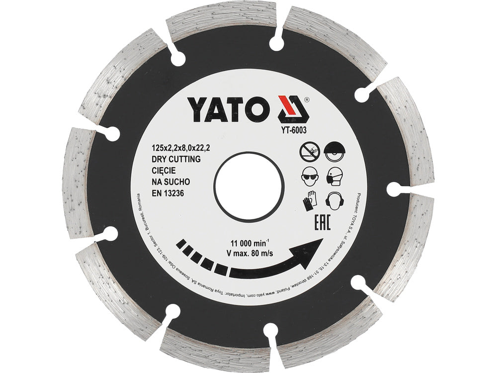DIAMOND BLADE SEGMENTED - HS 125 (YT-6003)