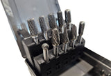 TUNGSTEN CARBIDE DIAMOND BURR SET | 10 PCS. (SK1623)