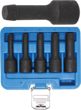 TWIST SOCKET SET (SPIRAL PROFILE) / SCREW EXTRACTOR | 12.5 MM (1/2") DRIVE | 8 - 16 MM | 5 PCS. (5261)