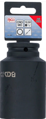 IMPACT SOCKET, 12-POINT, DEEP | 12.5 MM (1/2") DRIVE | 46 MM (5234)