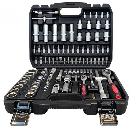 TOOL SET | CR-V | 72Z | 6.3 MM (1/4") + 12.5 MM (1/2") | 108 PCS. (SK108)