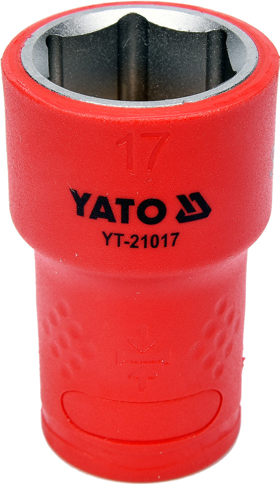 INSULATED SOCKET 17 MM, 3/8" VDE (YT-21017)