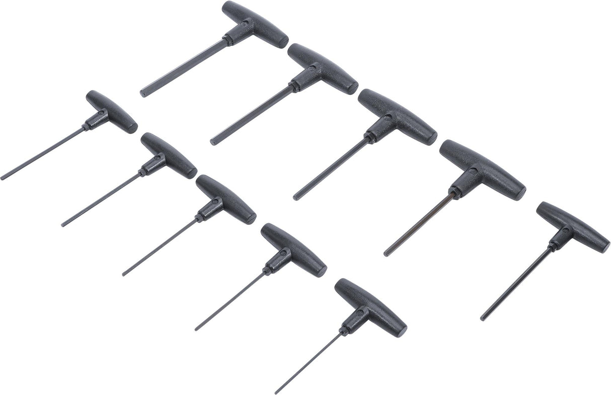 T-HANDLE SCREWDRIVER SET | INCH SIZES | INTERNAL HEXAGON 3/32" - 3/8" | 10 PCS. (7099)
