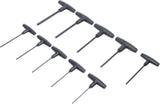 T-HANDLE SCREWDRIVER SET | INCH SIZES | INTERNAL HEXAGON 3/32" - 3/8" | 10 PCS. (7099)